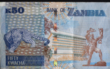 Load image into Gallery viewer, Zambia 50 Kwacha Banknote
