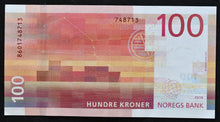 Load image into Gallery viewer, Norway 100 Kroner Banknote
