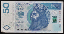 Load image into Gallery viewer, Poland 50 Zloty Banknote
