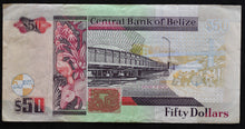Load image into Gallery viewer, Belize 50 Dollars Banknote
