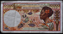 Load image into Gallery viewer, French Polynesia 10,000 Francs Banknote
