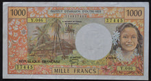 Load image into Gallery viewer, French Polynesia 1,000 Francs Banknote
