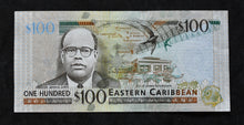 Load image into Gallery viewer, East Caribbean 100 Dollars Banknote
