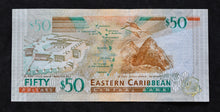 Load image into Gallery viewer, East Caribbean 50 Dollars Banknote
