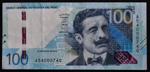 Load image into Gallery viewer, Peru 100 Nuevos Soles Banknote 2019
