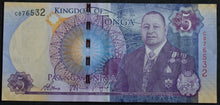 Load image into Gallery viewer, Tonga 5 Paanga Banknote

