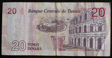 Load image into Gallery viewer, Tunisia 20 Dinars 2017 Banknote
