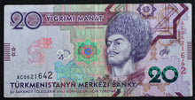 Load image into Gallery viewer, Turkmenistan 20 Manat Banknote (2020)
