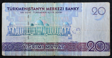Load image into Gallery viewer, Turkmenistan 20 Manat Banknote (2012)
