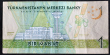 Load image into Gallery viewer, Turkmenistan 1 Manat Banknote (2020)

