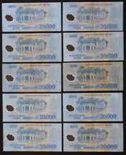 Load image into Gallery viewer, Vietnam 20,000 Dong Banknotes x 10
