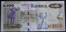 Load image into Gallery viewer, Zambia 100 Kwacha Banknote - 2018

