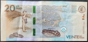 Colombia 20,000 Pesos Banknote