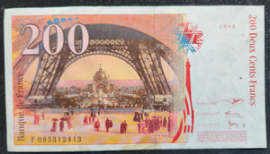 France 200 Francs Banknote 1999