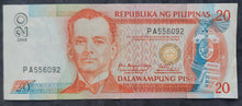 Load image into Gallery viewer, Philippines 20 Piso (1998 - 2012) Banknote
