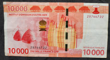 Load image into Gallery viewer, French Polynesia 10,000 Francs Banknote
