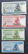 Load image into Gallery viewer, Zimbabwe 1994 Banknote Set
