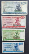 Load image into Gallery viewer, Zimbabwe 1983 Banknote Set
