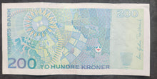Load image into Gallery viewer, Norway 200 Kroner Banknote
