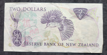 Load image into Gallery viewer, New Zealand 2 Dollar Paper Banknote (Hardie) (1981-1992)
