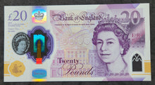 Load image into Gallery viewer, England 20 Pounds Polymer Banknote
