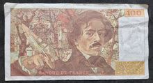 Load image into Gallery viewer, France 100 Francs Banknote 1991
