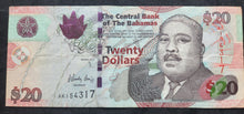 Load image into Gallery viewer, Bahamas 20 Dollars Banknote
