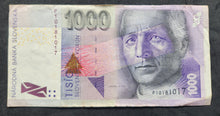 Load image into Gallery viewer, Slovakia 1,000 Korun Banknote
