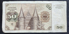 Load image into Gallery viewer, Germany 50 Deutsche Mark Banknote
