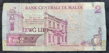 Load image into Gallery viewer, Malta 2 Liri Banknote
