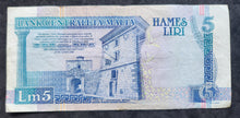 Load image into Gallery viewer, Malta 5 Liri Banknote
