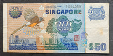 Load image into Gallery viewer, Singapore 50 Dollar Banknote (Bird Series)
