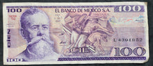 Load image into Gallery viewer, Mexico 100 Peso Banknote 1981
