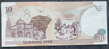 Load image into Gallery viewer, Philippines 10 Piso (1997-2001) Banknote
