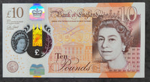 Load image into Gallery viewer, England 10 Pounds Banknote Polymer
