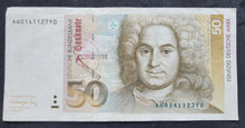 Load image into Gallery viewer, Germany 50 Deutschmark Banknote
