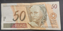 Load image into Gallery viewer, Brazil 50 Real Banknote
