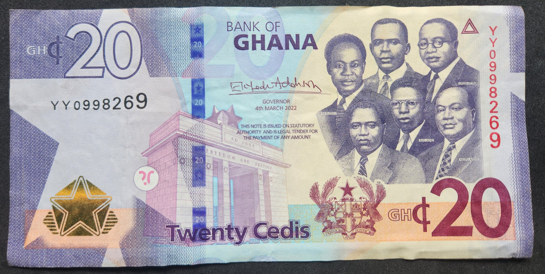 Ghana 20 Cedi Banknote