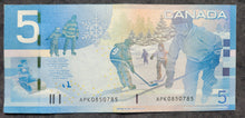Load image into Gallery viewer, Canada 5 Dollar Banknote (Canadian Journey Series)
