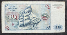 Load image into Gallery viewer, Germany 10 Deutsche Mark Banknote
