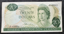 Load image into Gallery viewer, New Zealand 20 Dollar Paper Banknote (Ray Hardie)
