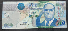 Load image into Gallery viewer, Bahamas 10 Dollars Banknote
