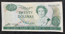 Load image into Gallery viewer, New Zealand 20 Dollar Paper Banknote (Russell) (1981-1992)
