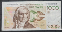 Load image into Gallery viewer, Belgium 1,000 Francs Banknote
