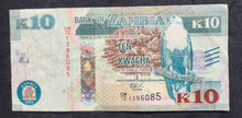 Load image into Gallery viewer, Zambia 10 Kwacha Banknote - 2015
