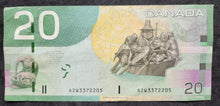 Load image into Gallery viewer, Canada 20 Dollar Banknote (Canadian Journey Series)
