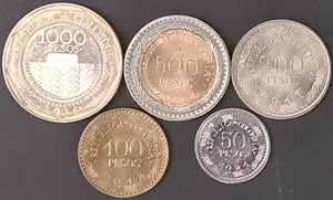 Colombia Coin Set