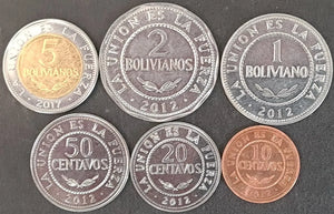 Bolivia Coin Set