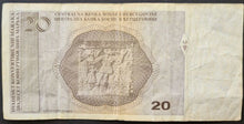 Load image into Gallery viewer, Bosnia-Hercegovina 20 Maraka Banknote
