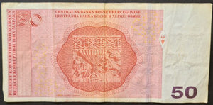 Bosnia-Hercegovina 50 Maraka Banknote
